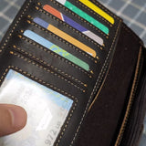 Men Wallets Solid Card Holder Clutch Wallets - Tophatter Daily Deals