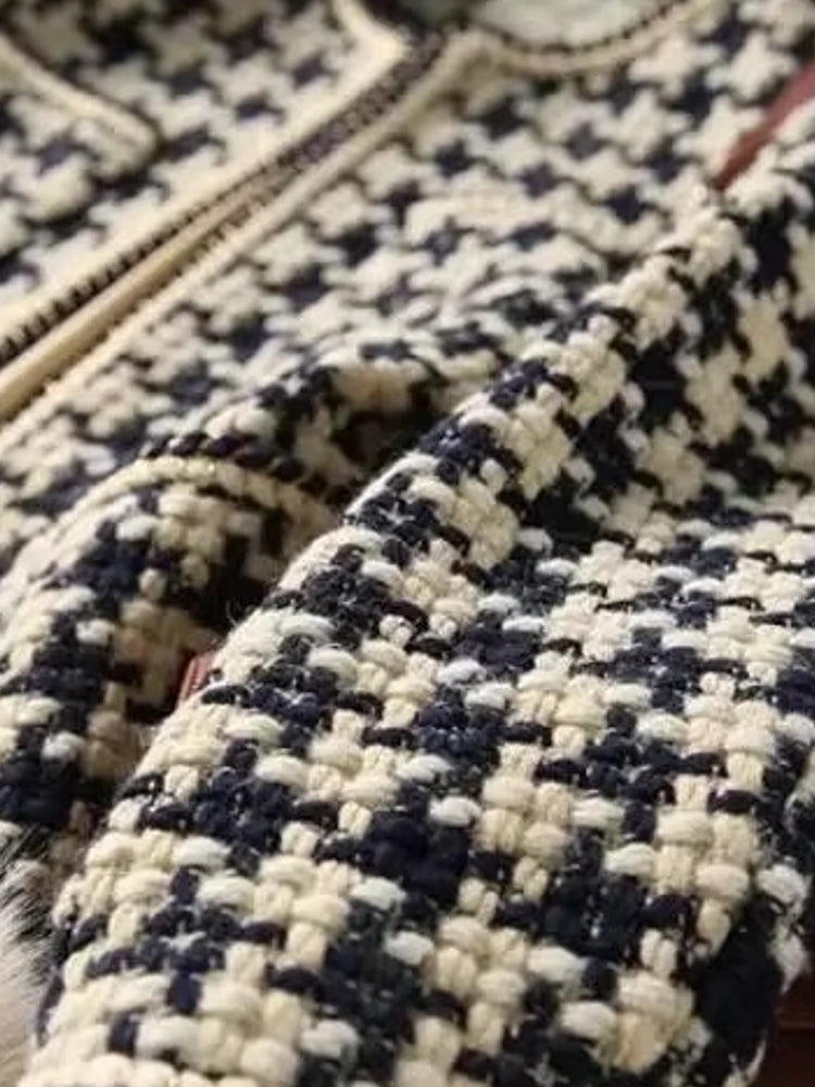 Women Bright Line Plaid Jacket Coat Work Wear Blazers - Tophatter Daily Deals