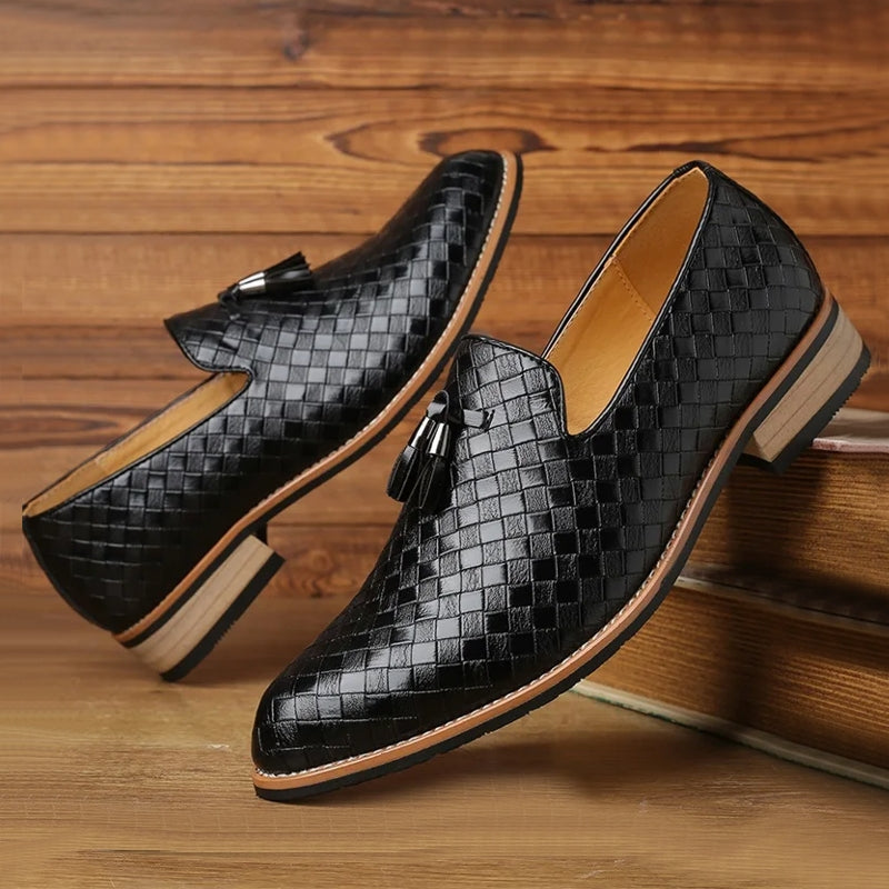 Fashion Comfortable Loafers Office Dress Shoes Men Shoes - Tophatter Daily Deals