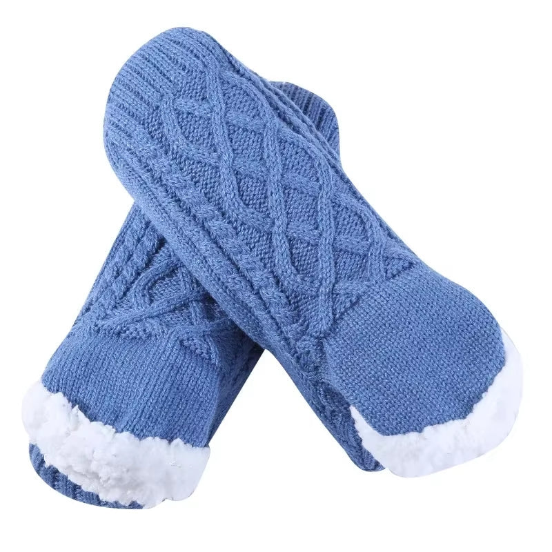 Unisex Slipper Socks Winter Warm Short Cotton Socks - Tophatter Daily Deals