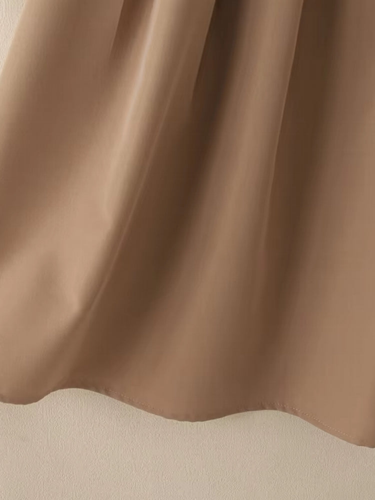 Women Summer Dress Elegant Office Lady Sundress Robe Midi Dresses - Tophatter Daily Deals