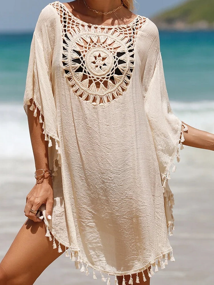 Sexy Comfortable Women Swimsuit Cover Up Dress Swimwear - Tophatter Daily Deals