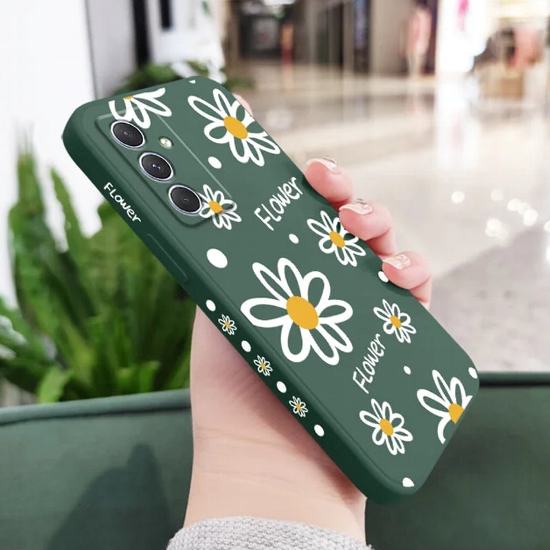 Phone Case For Samsung Galaxy - Daisies Green Samsung Cases - Tophatter Daily Deals