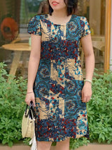 Floral Printed Mini Dress For Women Mini Dresses - Tophatter Daily Deals