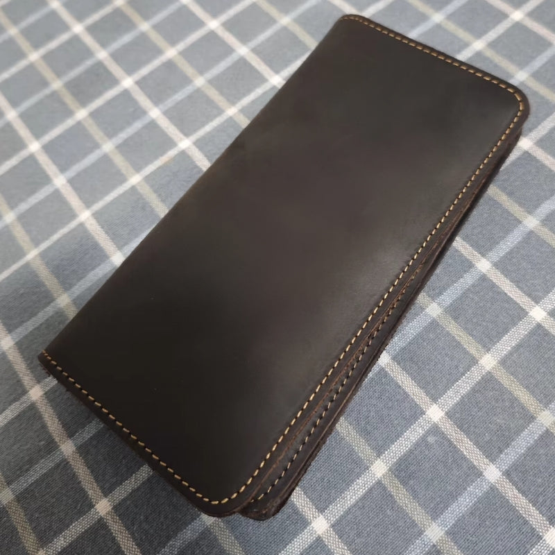 Men Wallets Solid Card Holder Clutch Wallets - Tophatter Daily Deals