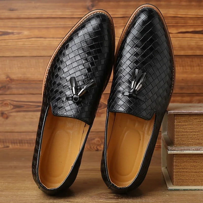 Fashion Comfortable Loafers Office Dress Shoes Men Shoes - Tophatter Daily Deals