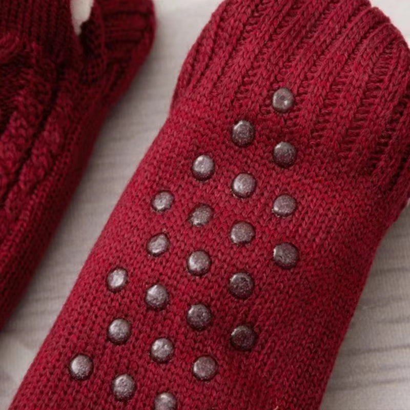 Unisex Slipper Socks Winter Warm Short Cotton Socks - Tophatter Daily Deals