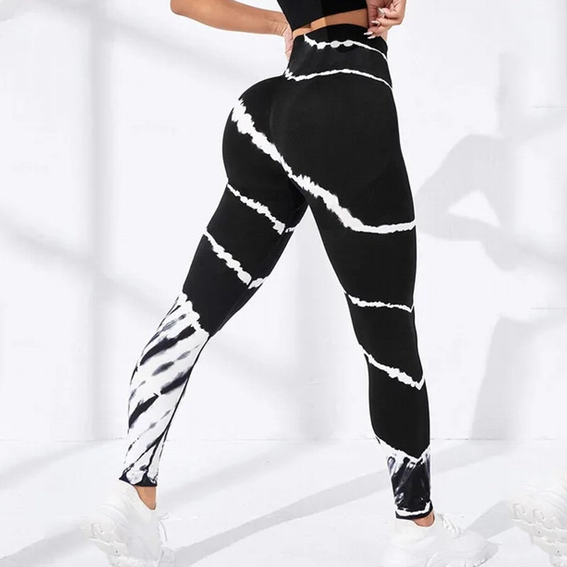 Print Tie Dye Sports Leggings Gym Leggings - Tophatter Daily Deals