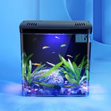 Mini Fish Tank Black Pet Supplies - Tophatter Daily Deals