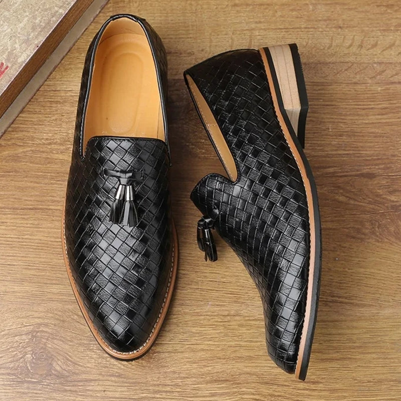 Fashion Comfortable Loafers Office Dress Shoes Men Shoes - Tophatter Daily Deals