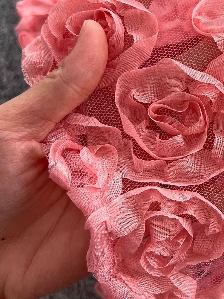 Luxury 3D Flower Formal Evening Dress Maxi Dresses - Tophatter Daily Deals