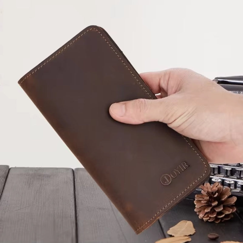 Men Wallets Solid Card Holder Clutch Wallets - Tophatter Daily Deals