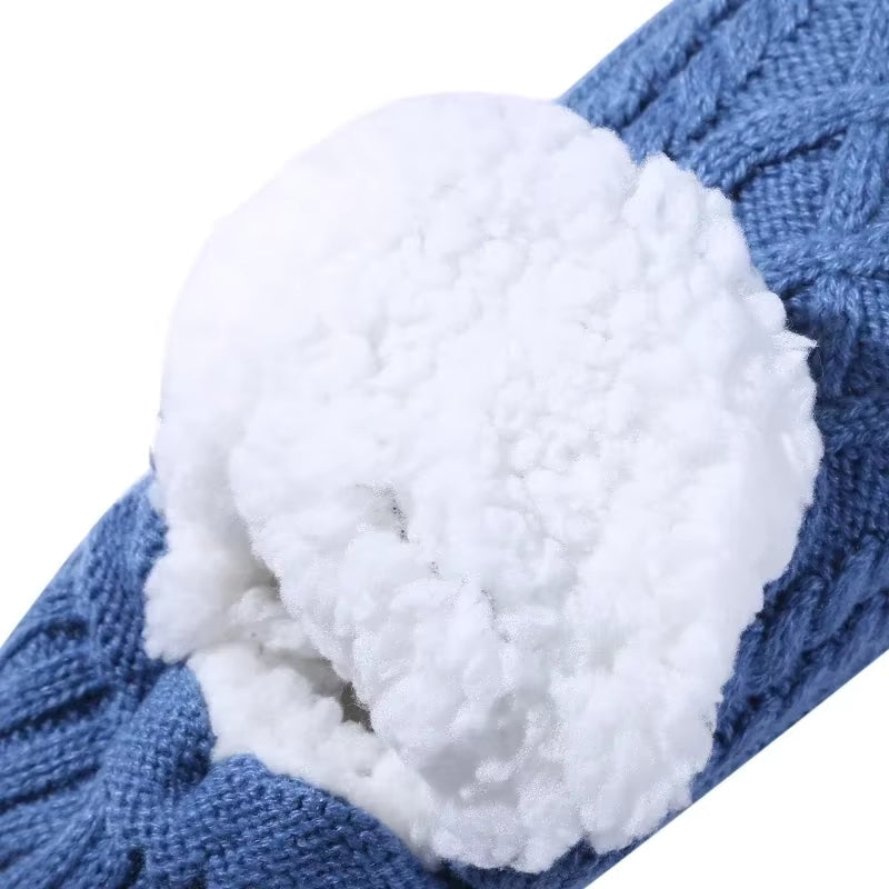 Unisex Slipper Socks Winter Warm Short Cotton Socks - Tophatter Daily Deals