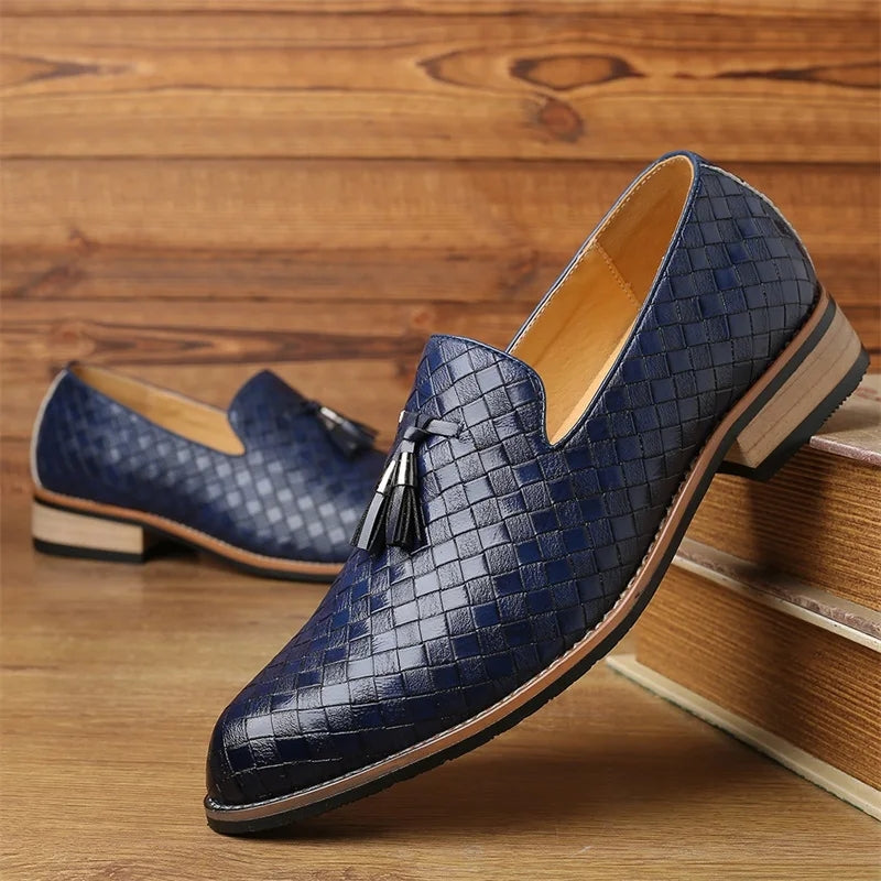 Fashion Comfortable Loafers Office Dress Shoes Men Shoes - Tophatter Daily Deals