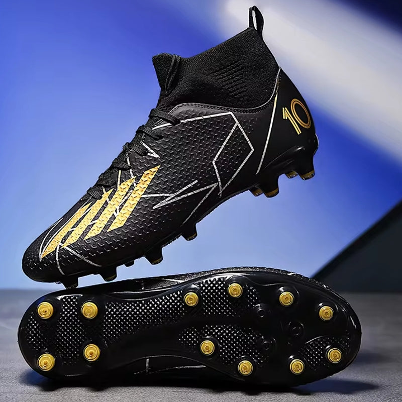 Men Sneakers Soccer Shoes 35 Black FG Soccer Shoes - Tophatter Daily Deals