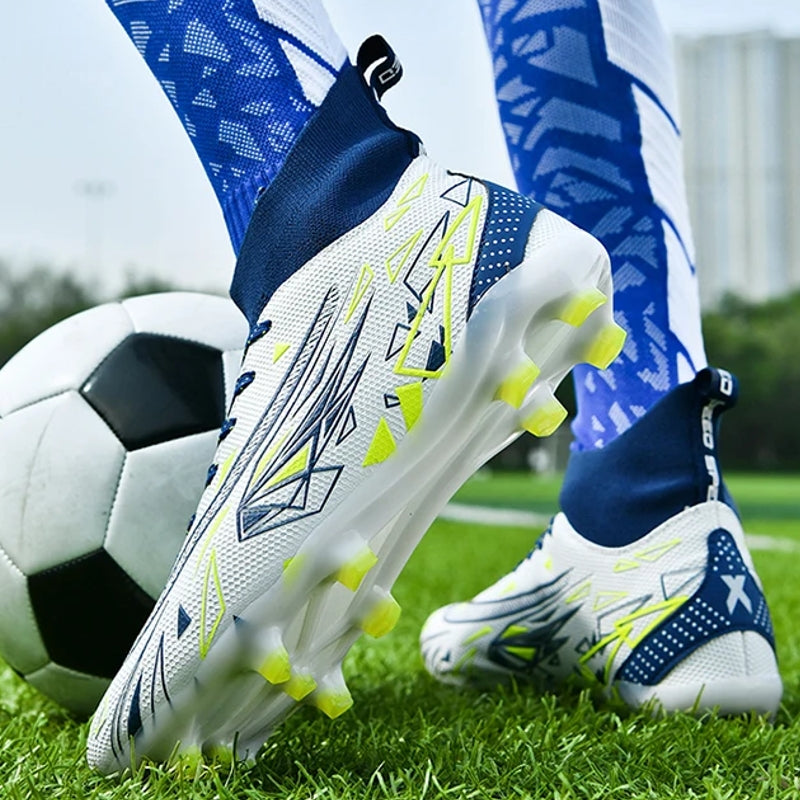 Both Adults And Kids Soccer Shoes White Soccer Shoes - Tophatter Daily Deals