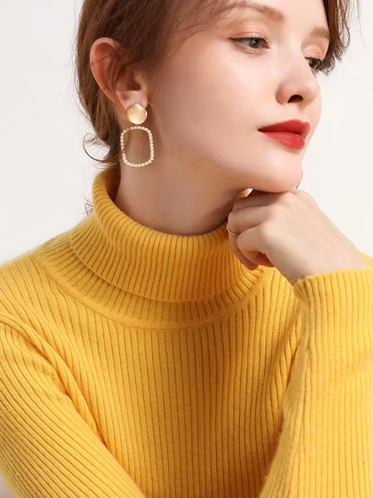 Basic Soft Top Sweaters For Women Blouses - Tophatter Daily Deals