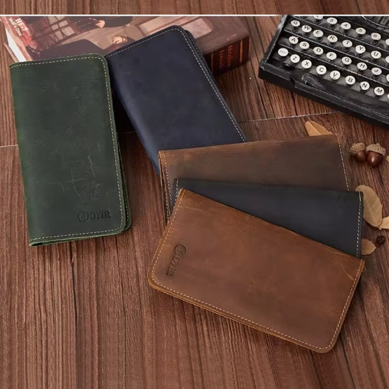 Men Wallets Solid Card Holder Clutch Wallets - Tophatter Daily Deals