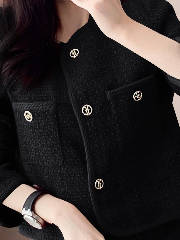 Elegant Women Short Coat Skirt Suit Work Wear Blazers - Tophatter Daily Deals