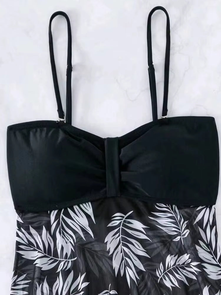 Summer Short Skirt With Comfortable Shorts Swimsuit Swimwear - Tophatter Daily Deals