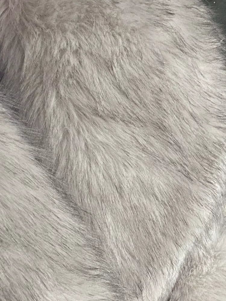 Women Luxury Big Fur Collar Overcoats Coats & Jackets - Tophatter Daily Deals