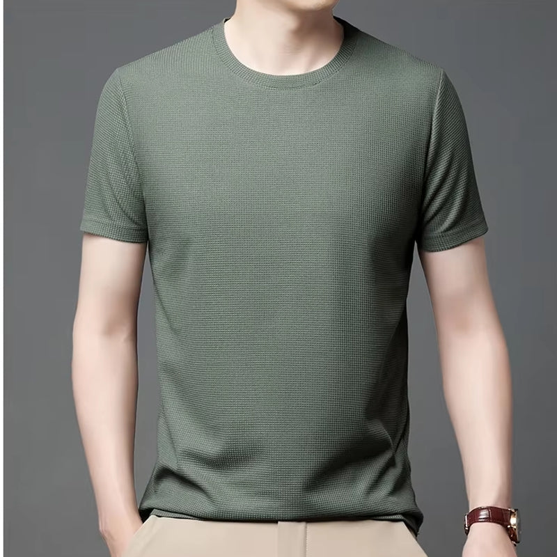 Everyday Life O-Neck Men T-shirt Green Men T-Shirts - Tophatter Daily Deals