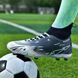 Both Adults And Kids Soccer Shoes Navy FG Soccer Shoes - Tophatter Daily Deals