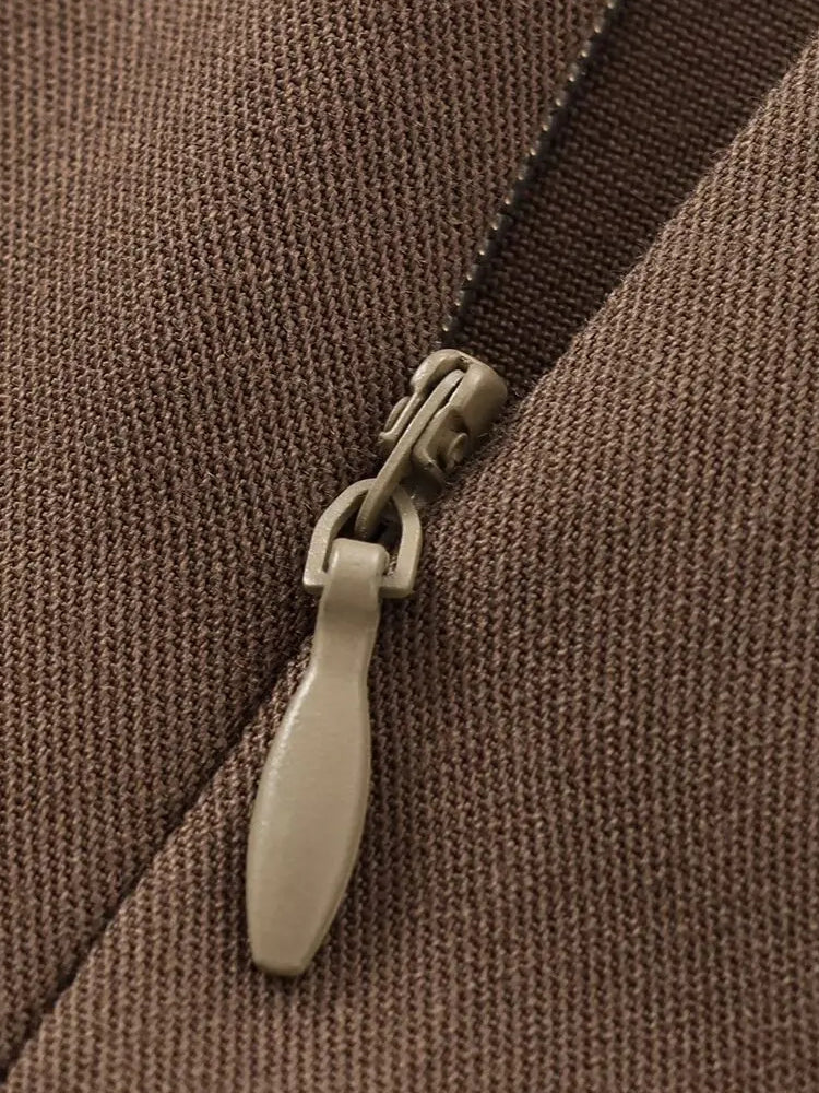 Women Simple Loose Round Neck Sleeveless Daily Dress Midi Dresses - Tophatter Daily Deals