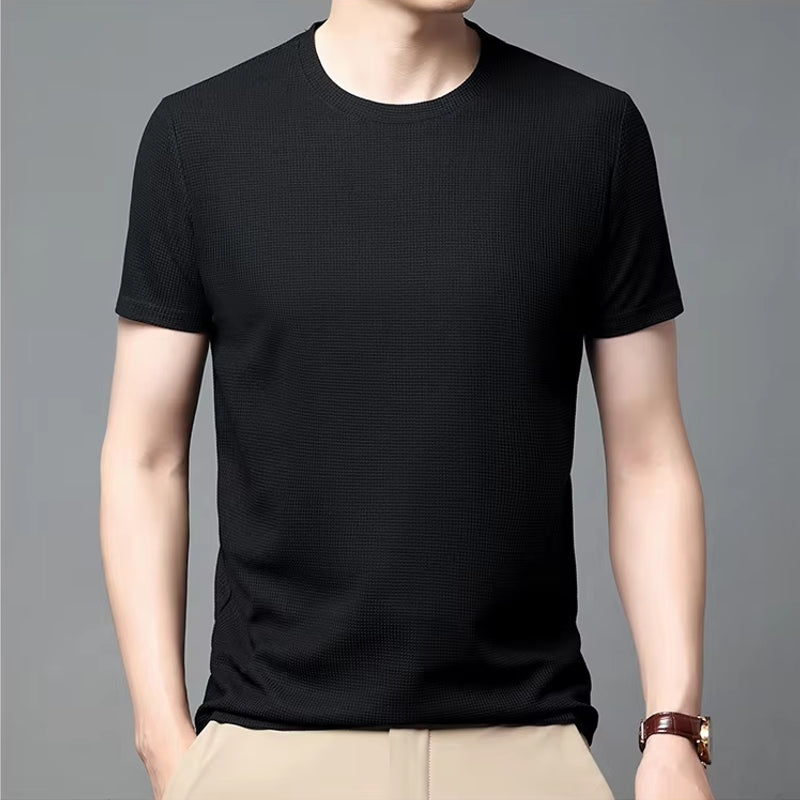 Everyday Life O-Neck Men T-shirt Black Men T-Shirts - Tophatter Daily Deals