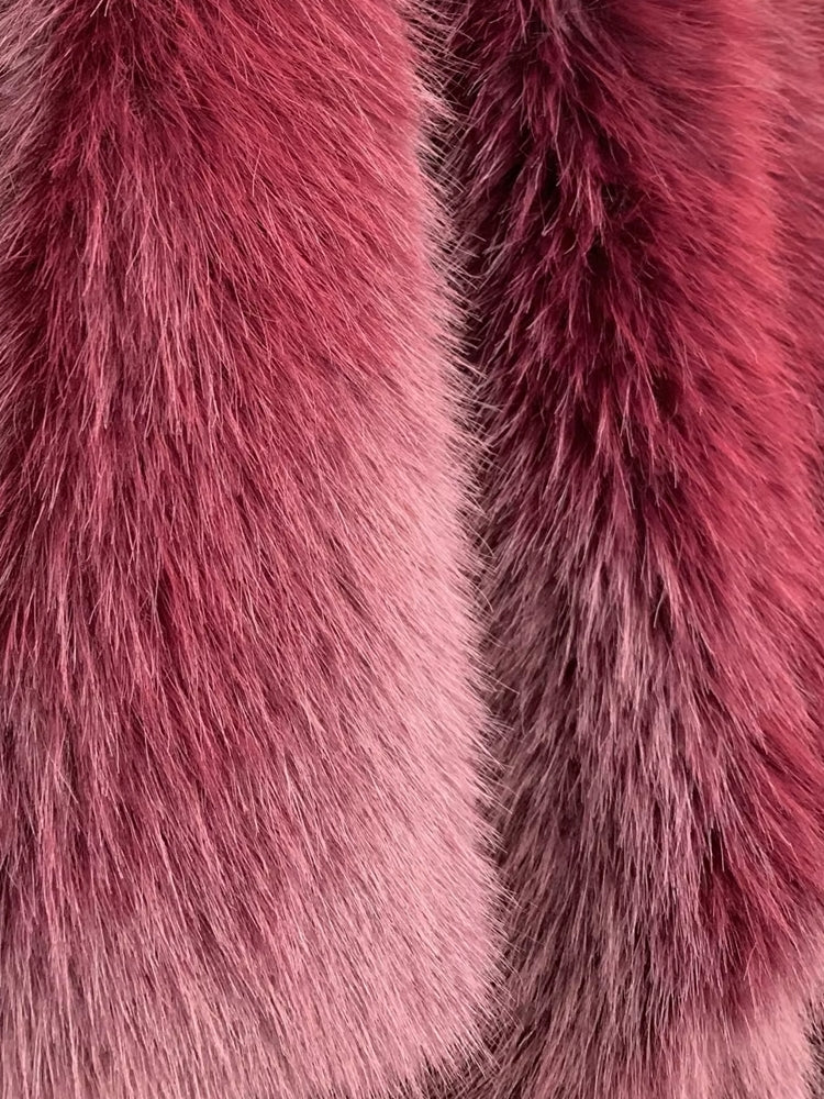 Women Luxury Big Fur Collar Overcoats Coats & Jackets - Tophatter Daily Deals