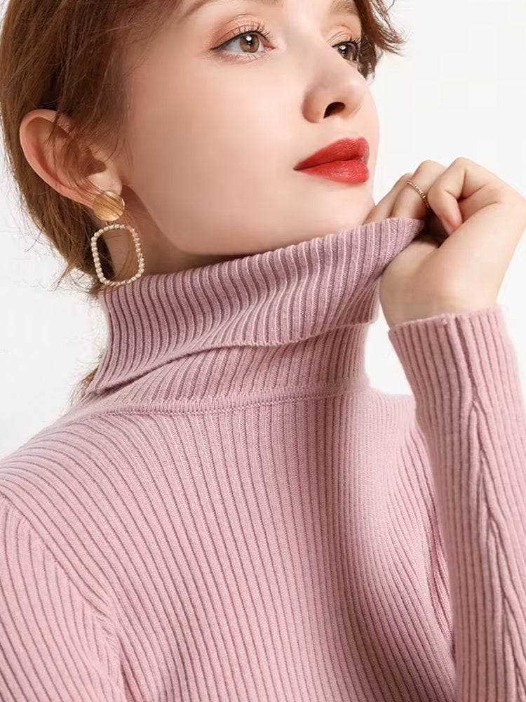 Basic Soft Top Sweaters For Women Pink Blouses - Tophatter Daily Deals