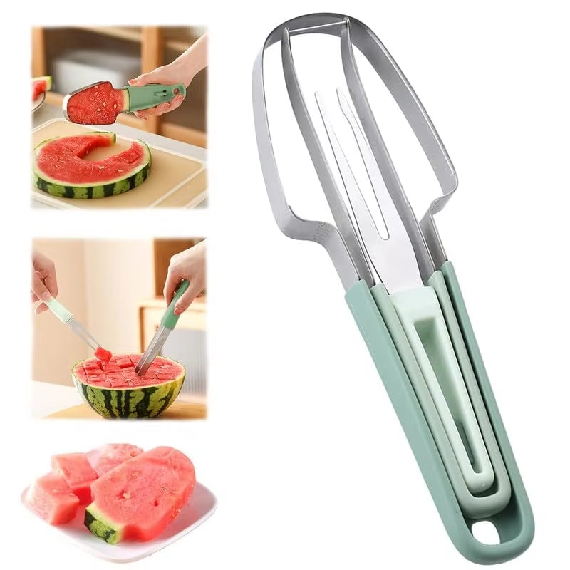 Watermelon Cutter Slicer Tool 3-in-1 Watermelon Cutter Home Supplies - Tophatter Daily Deals