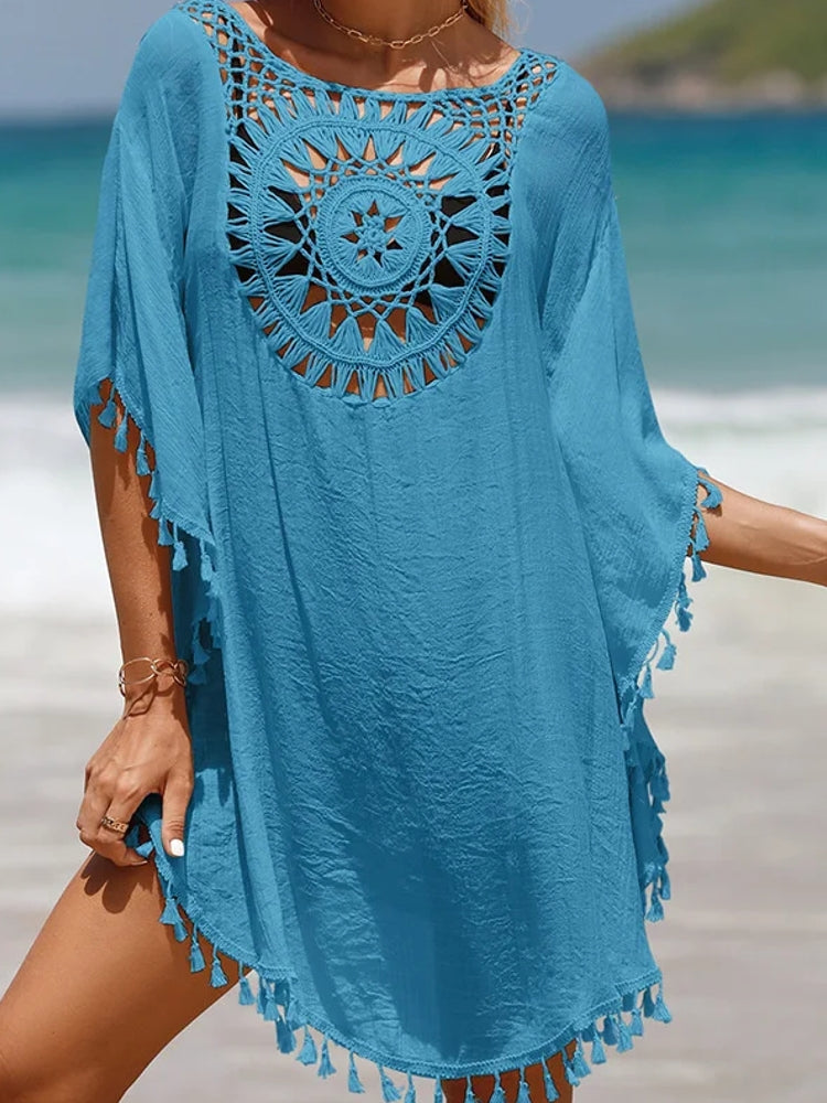 Sexy Comfortable Women Swimsuit Cover Up Dress Swimwear - Tophatter Daily Deals