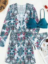Bikini Set for Women Versatile Beach Vibes Blue Swimwear - Tophatter Daily Deals