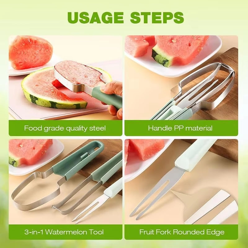Watermelon Cutter Slicer Tool Home Supplies - Tophatter Daily Deals