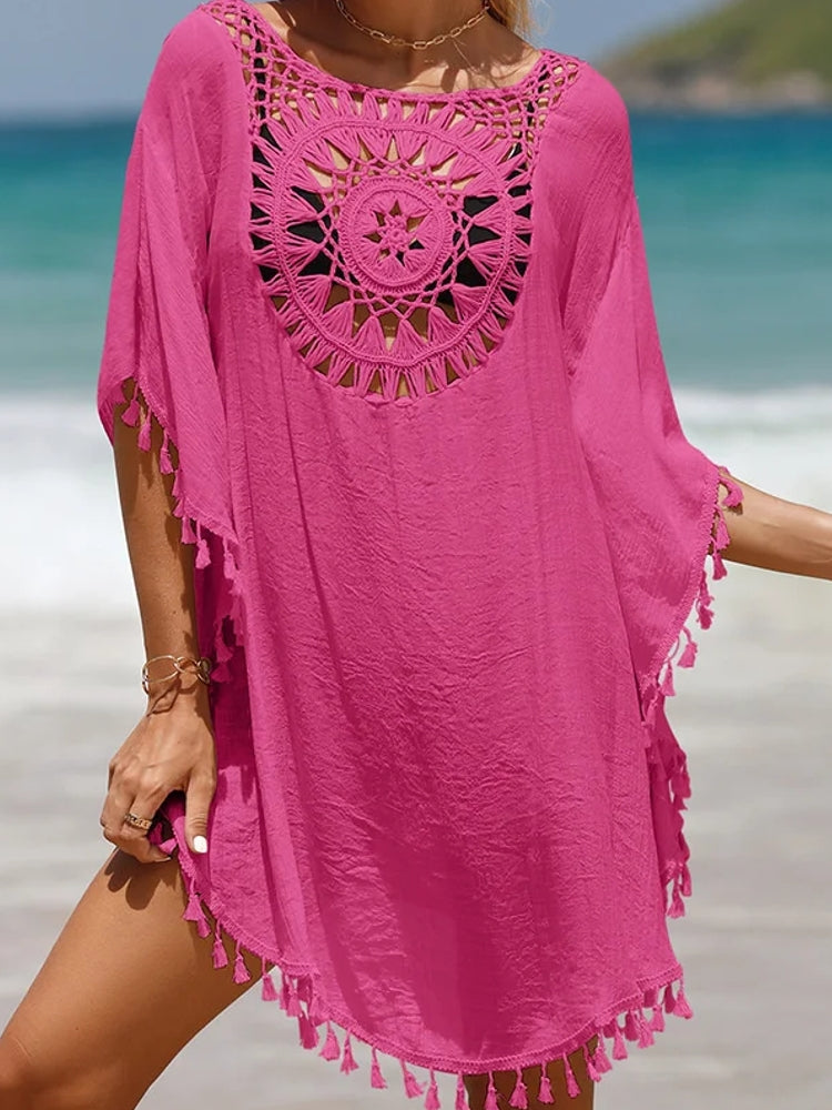 Sexy Comfortable Women Swimsuit Cover Up Dress Swimwear - Tophatter Daily Deals
