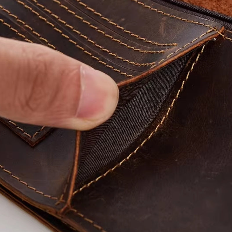 Men Wallets Solid Card Holder Clutch Wallets - Tophatter Daily Deals