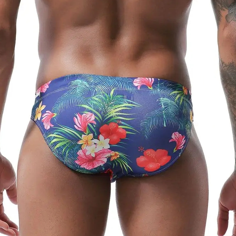Sexy Swimsuit Swimming Bikini Trunks Floral Swimsuit - Tophatter Daily Deals