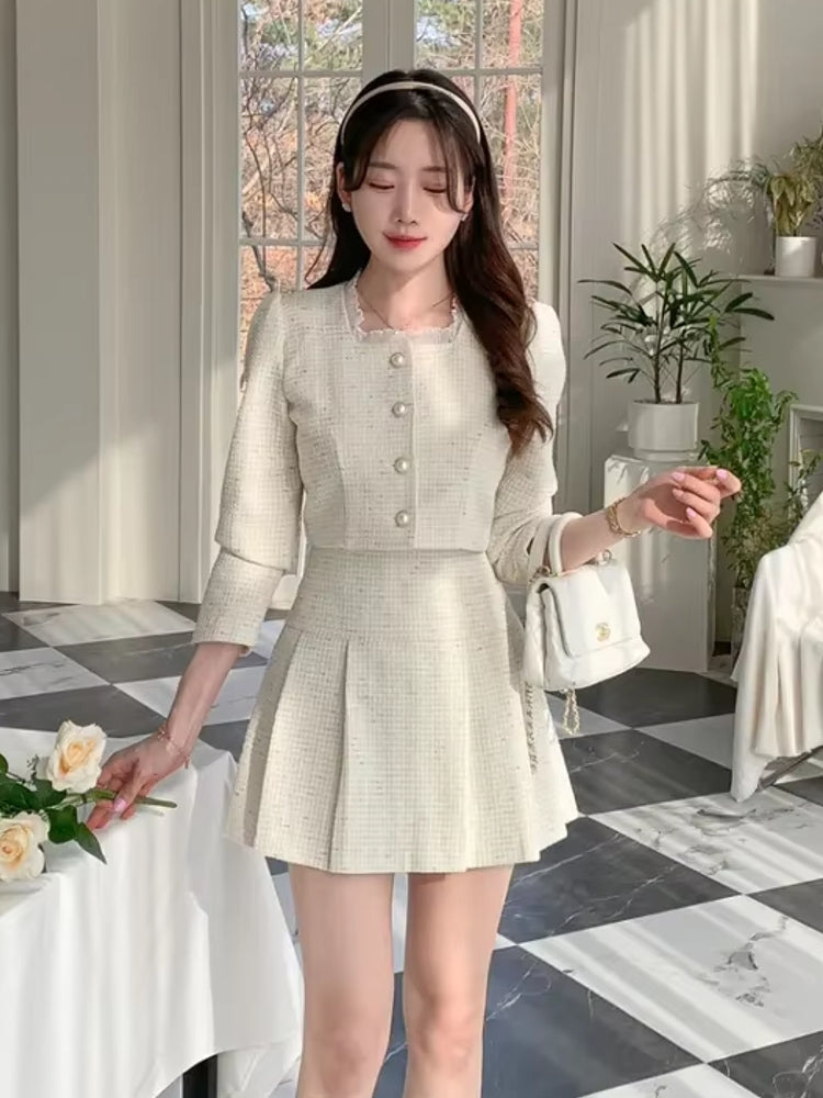 Slim Women High Waist Mini Skirts Sets Work Wear Blazers - Tophatter Daily Deals