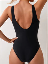 Summer Sexy One Piece Women's Closed Swimwear Swimwear - Tophatter Daily Deals