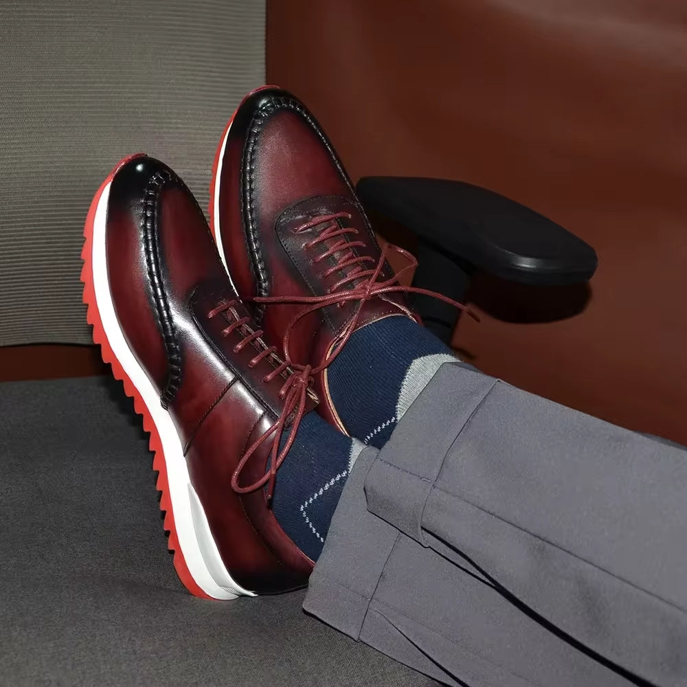 Casual Business Social Shoes Male Outdoor Oxfords Men Shoes - Tophatter Daily Deals