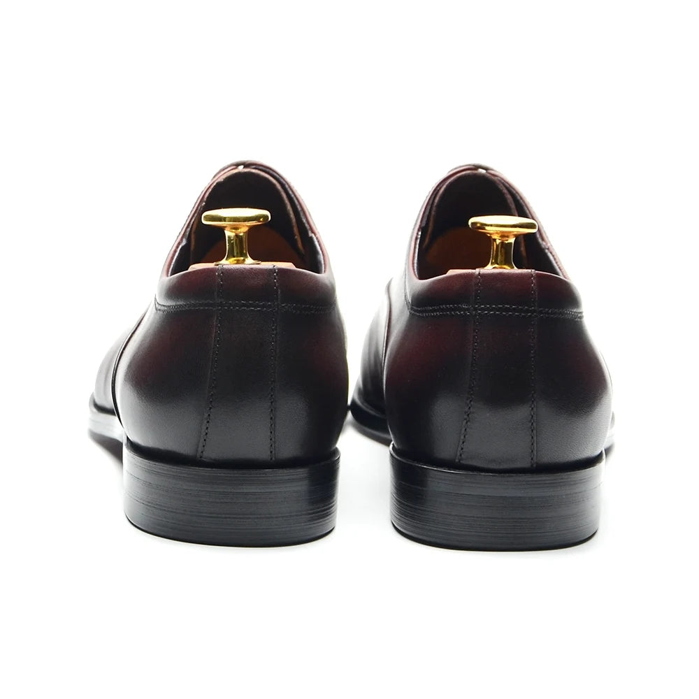 Classic Genuine Leather Men Oxford Dress Shoes Men Dresses Shoes - Tophatter Daily Deals