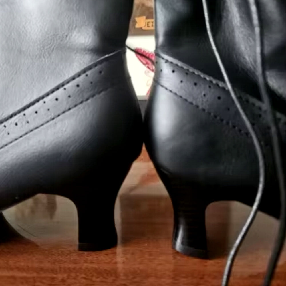 Fashion Pointed Toe Thick Sole Short Boot Boots - Tophatter Daily Deals