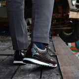 Sport Sneakers Men Leather Business Casual Shoes Men Shoes - Tophatter Daily Deals
