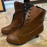 Fashion Pointed Toe Thick Sole Short Boot Boots - Tophatter Daily Deals