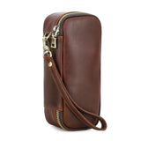 Portable Herb Smoke Pipe Case Leather Bag Men Bags - Tophatter Daily Deals