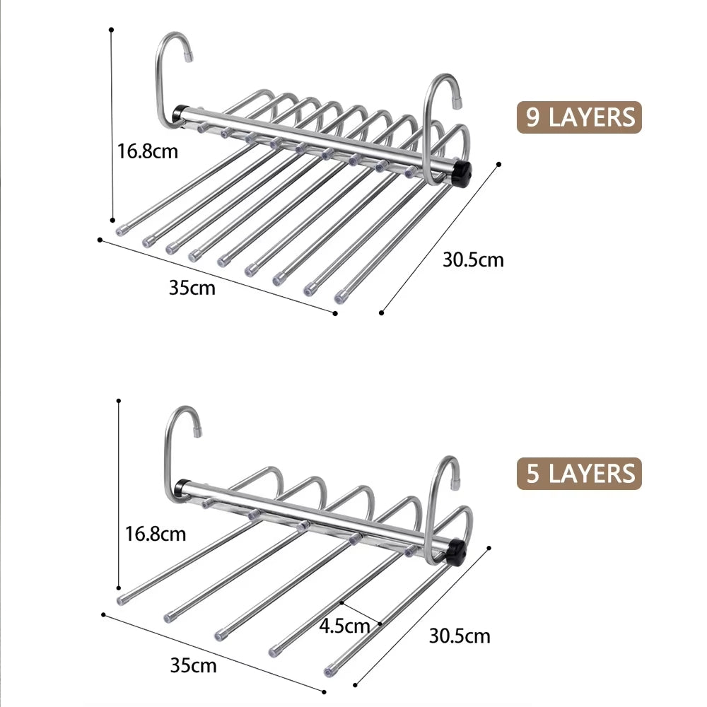 Storage Pants Hanger Home Supplies - Tophatter Daily Deals