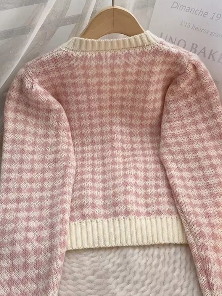 Elegant Ladies Short Knit Sweater Coat Blouses - Tophatter Daily Deals