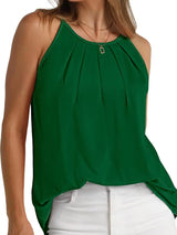 Fashion Women Spaghetti Strap Tops Blouses - Tophatter Daily Deals