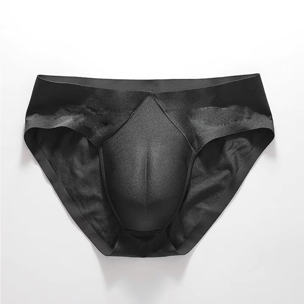 Men's Invisible Underwear Gay Camel Toe Underwear Triangle Briefs Black Men Briefs - Tophatter Daily Deals